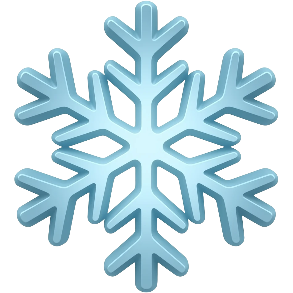 Snowflake emoji