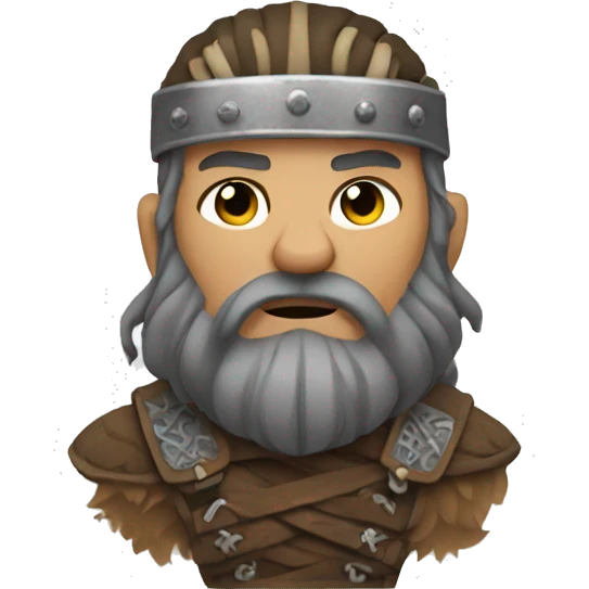 Viking with tattoos  emoji