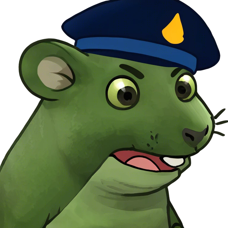 Hissing possum emoji