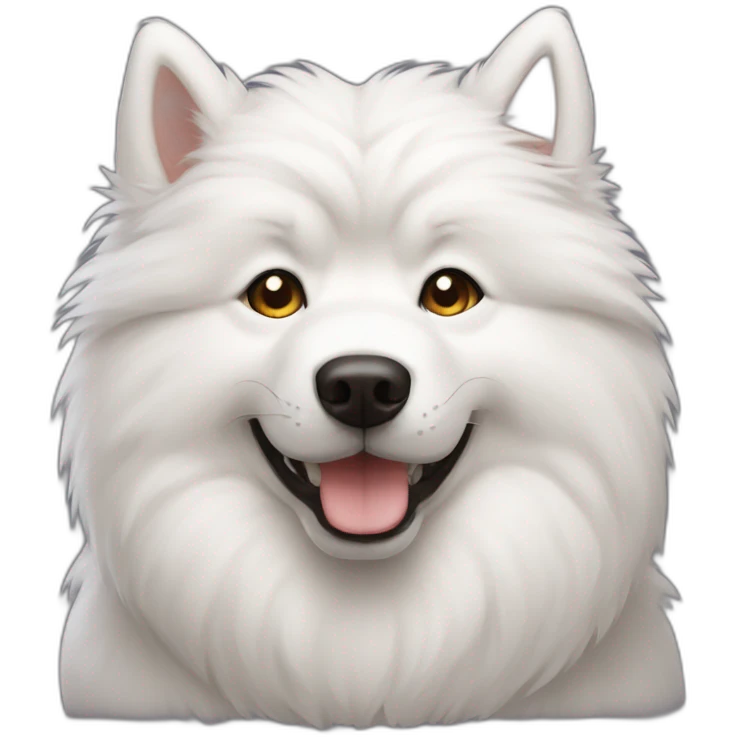 Pumpkin samoyed emoji