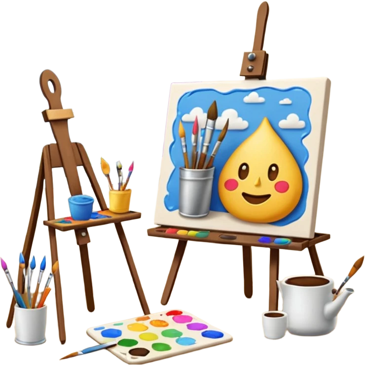 emoji room (cozy art studio) emoji