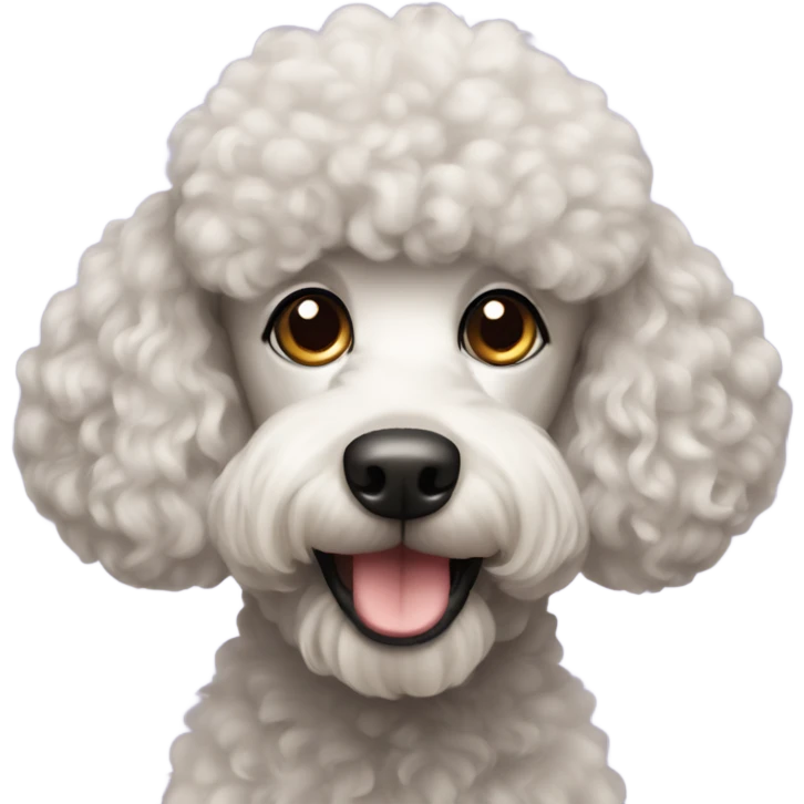 Poodle dog emoji