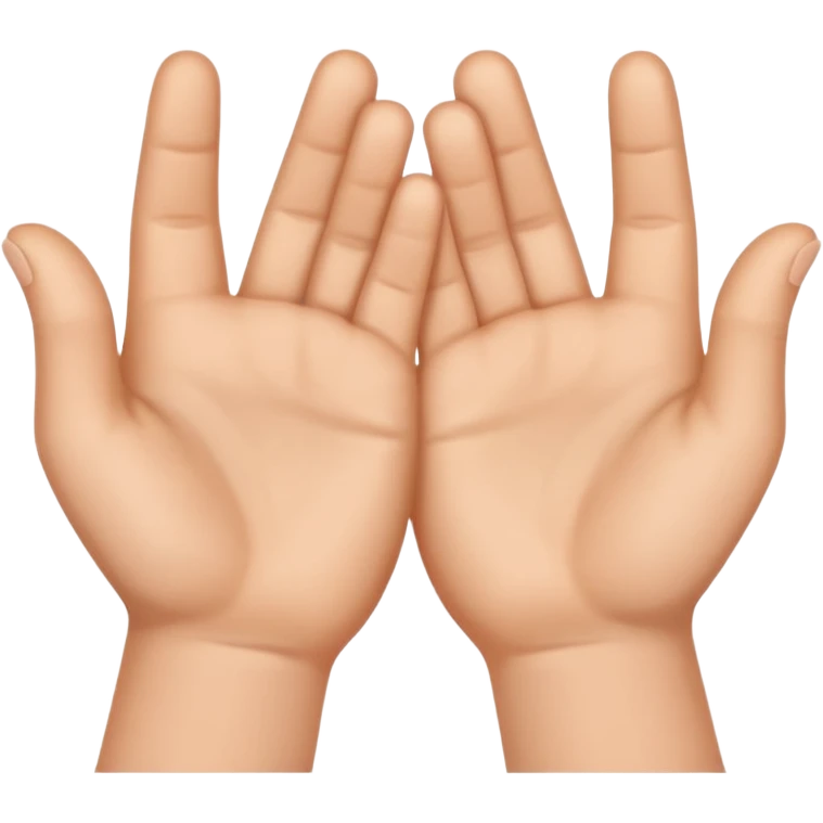 Forma una H con las manos emoji