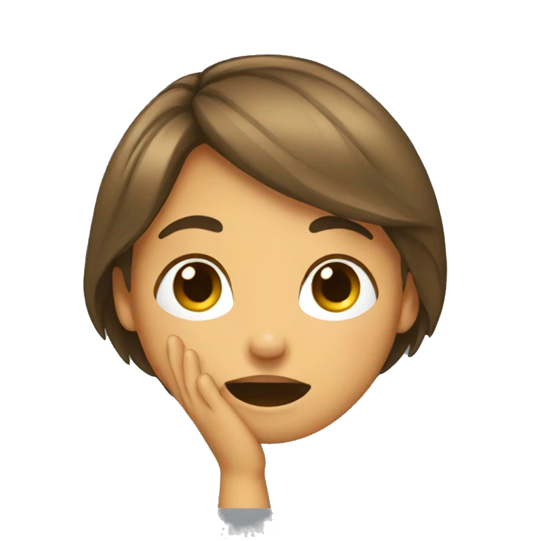 Fille qui dab emoji