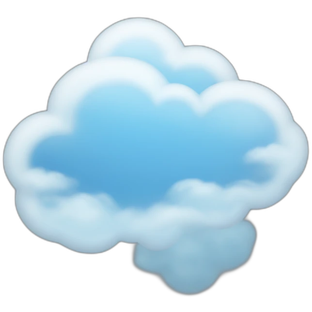 Cloud emoji