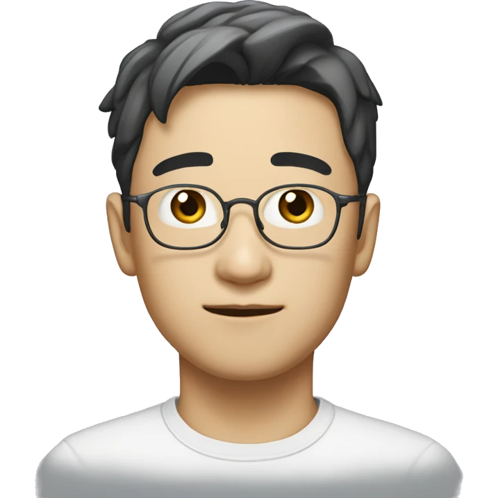 모자와 안경을 쓴 판다 emoji