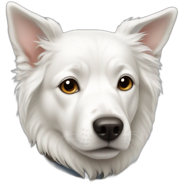 white dog emoji