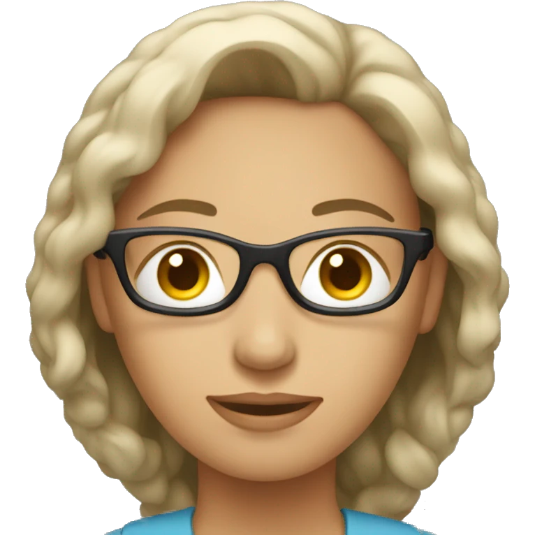A woman typing in a computer  emoji