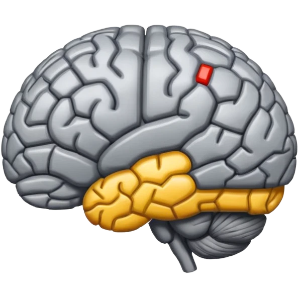 Brain, pixel art style  emoji