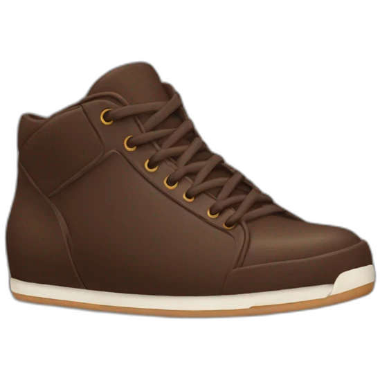 chocalate shoes emoji