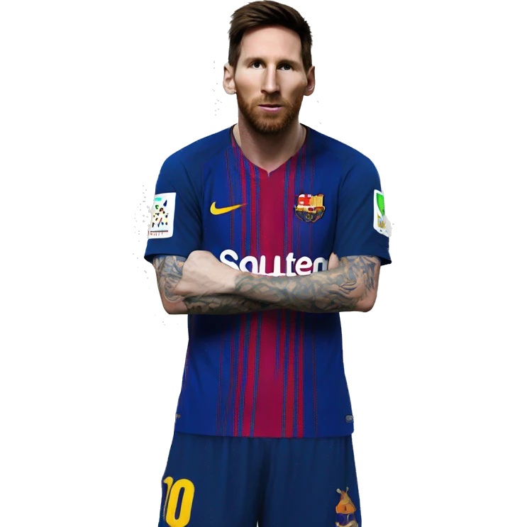 Messi in dunkey emoji