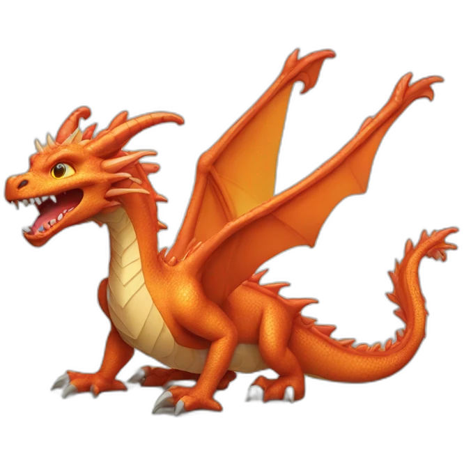 a dragon drawed by some machines emoji