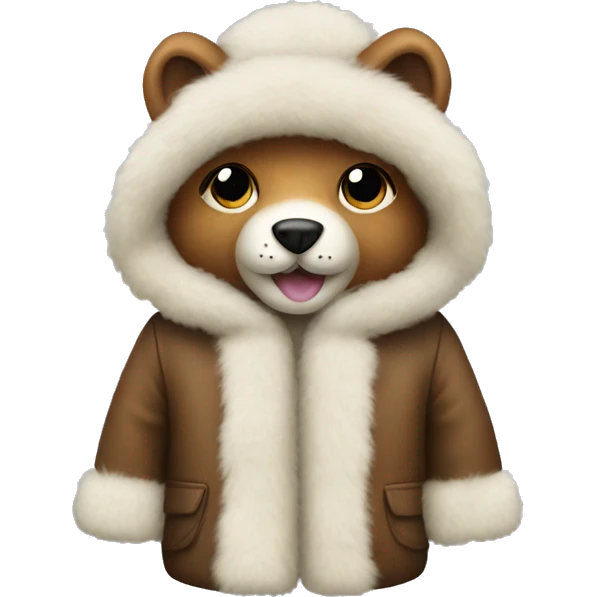 Fur coat emoji