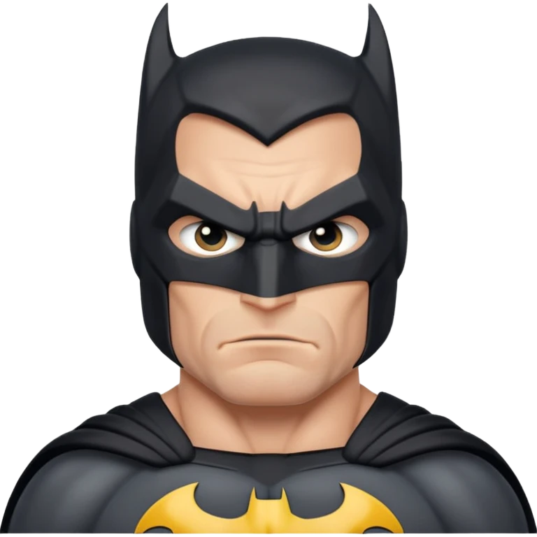 caucasian batman standing emoji