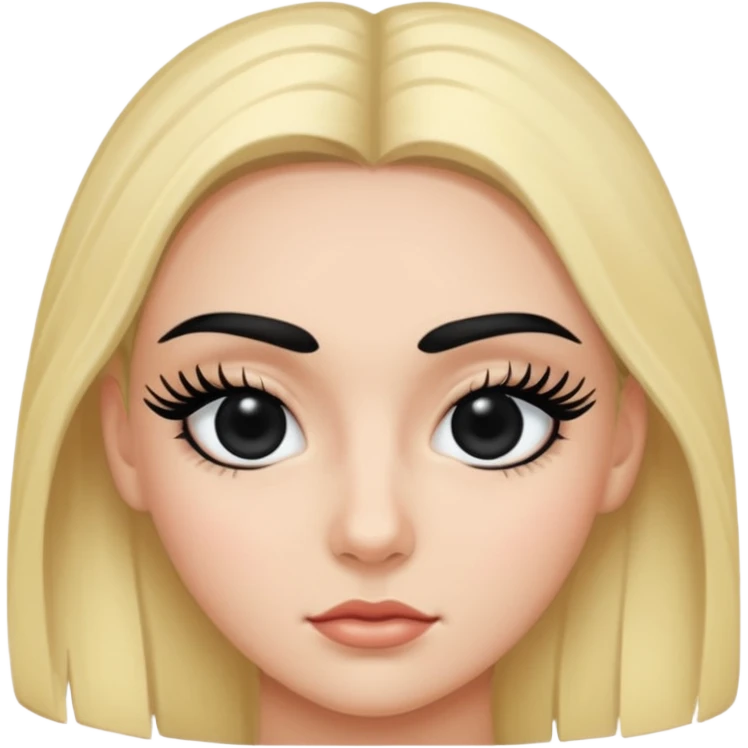 Make again  I want black eye and lash emoji