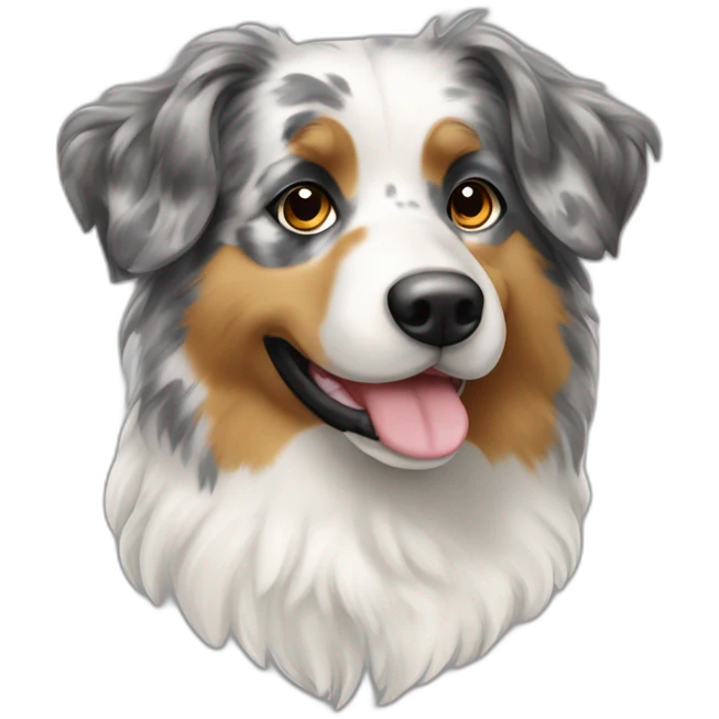 Berger australien merle emoji