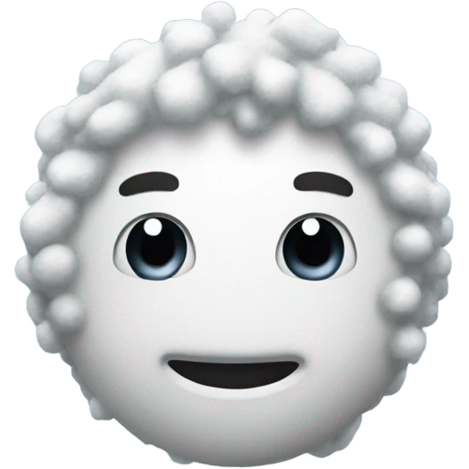 mono de nieve emoji