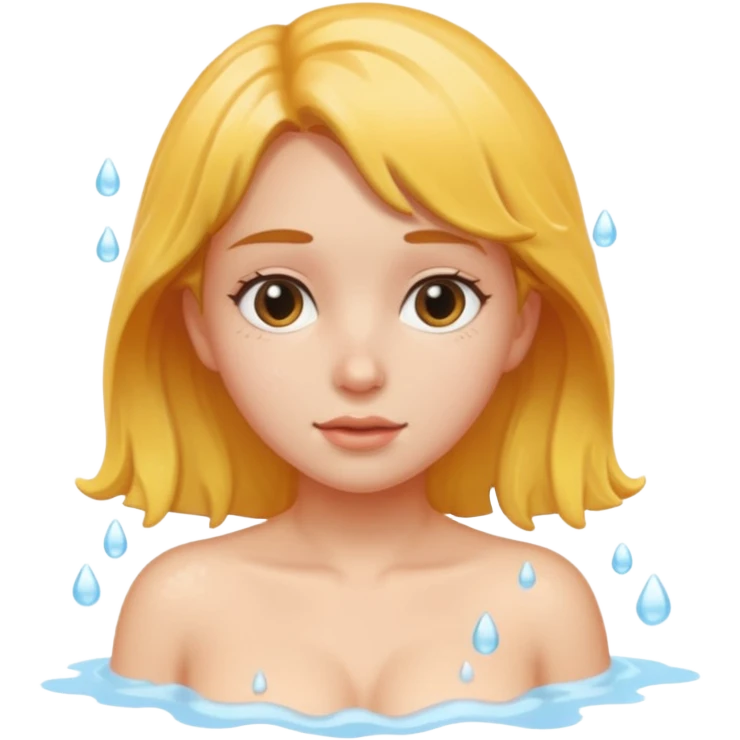 one girl soapy boob emoji