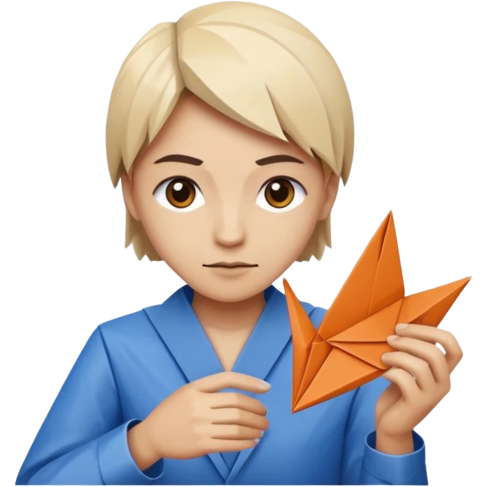 Origami player vidéo emoji