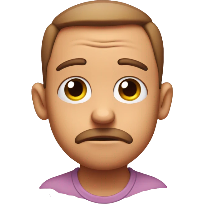 sad emoji with big eyes pink hearts around him  emoji