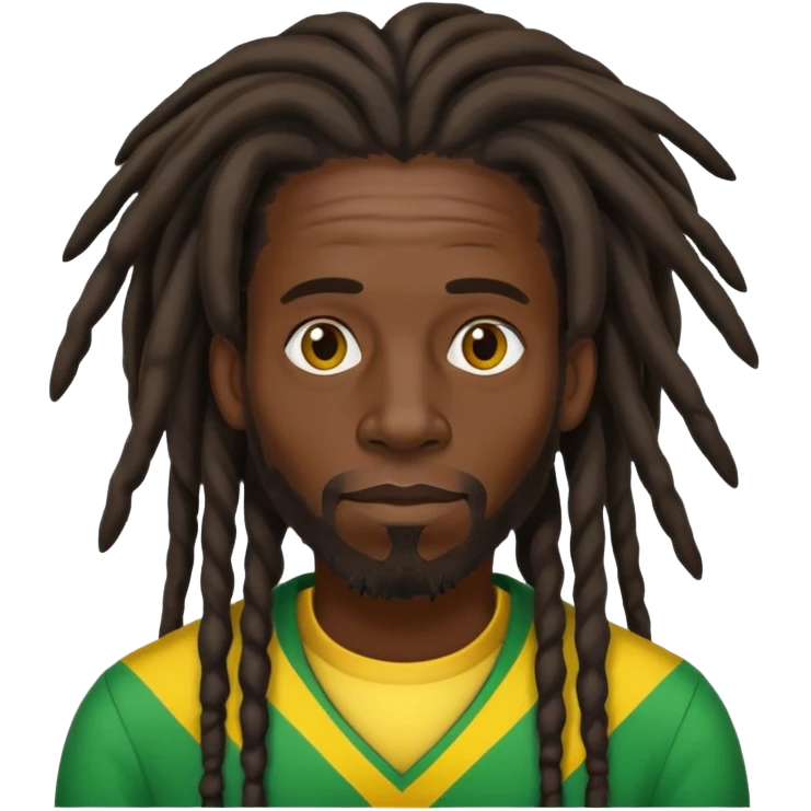 jamaican nonchalant dreadhead emoji
