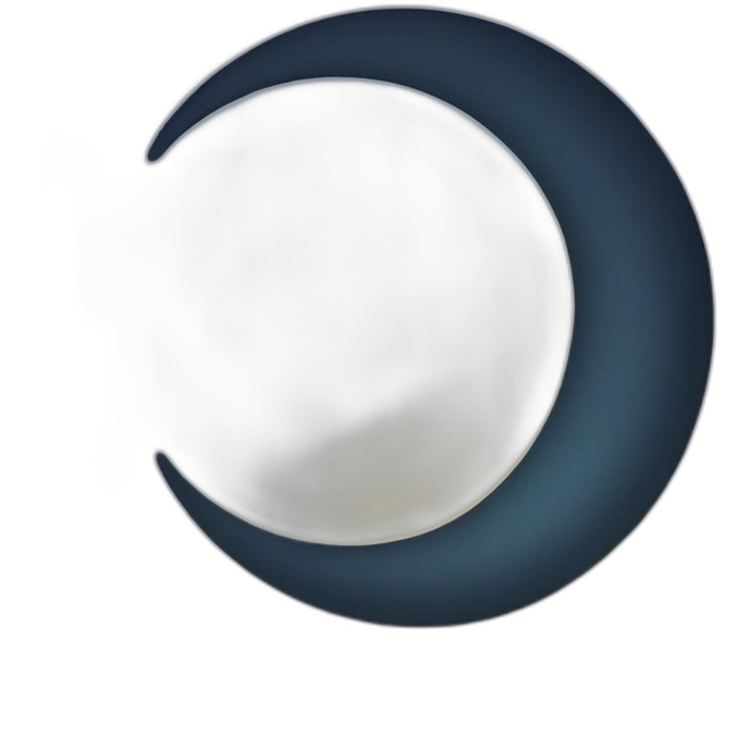 crescent moon emoji