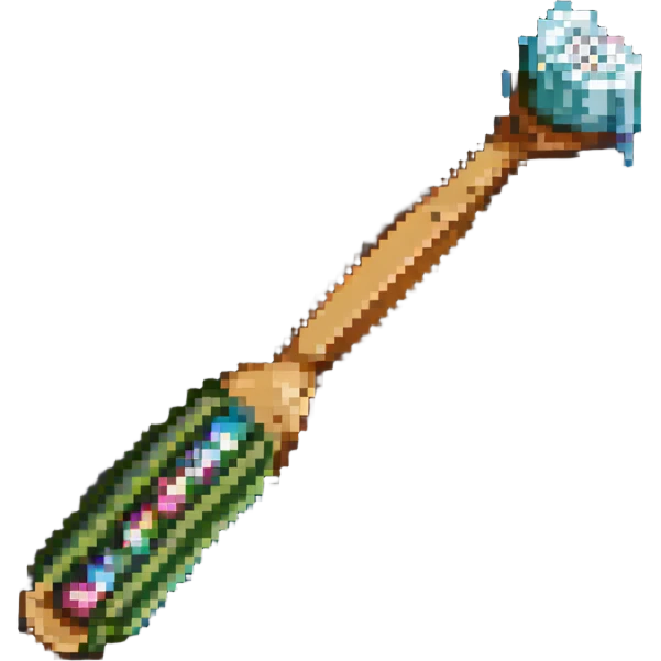 bamboo toothbrush pixel art emoji