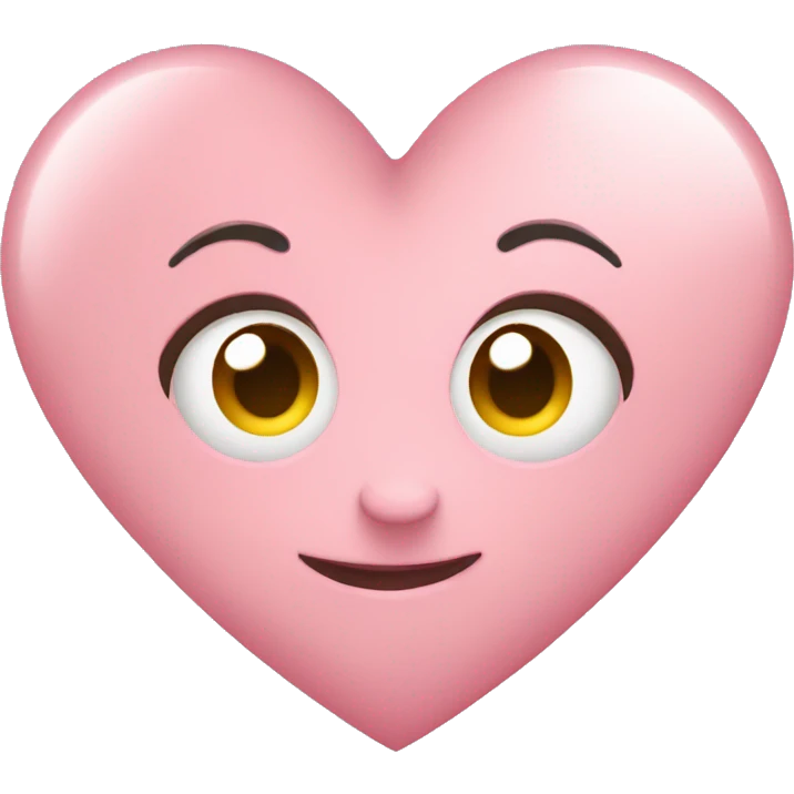 light pink heart emoji