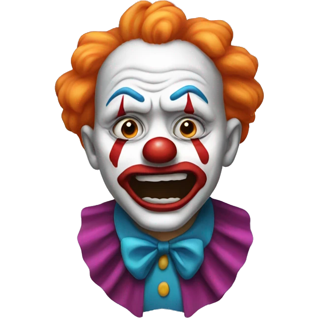 crying clown emoji