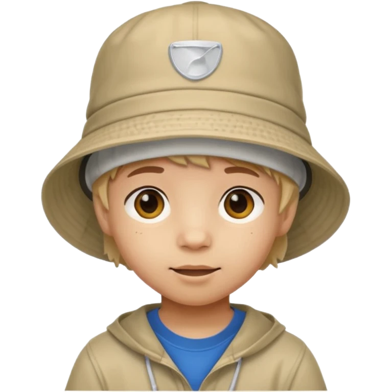 bucket hat kid emoji
