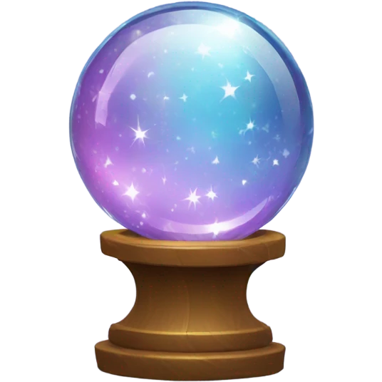crystal ball sparkles emoji