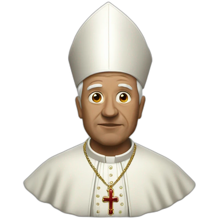 pope as gungsta emoji
