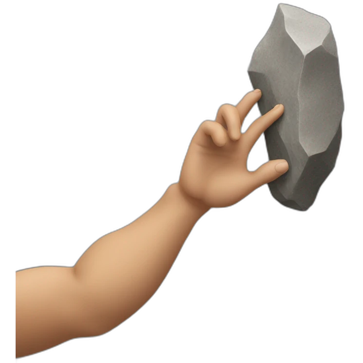 three finger drag climbing hold emoji