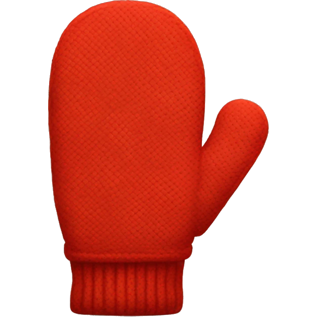 red mittens emoji
