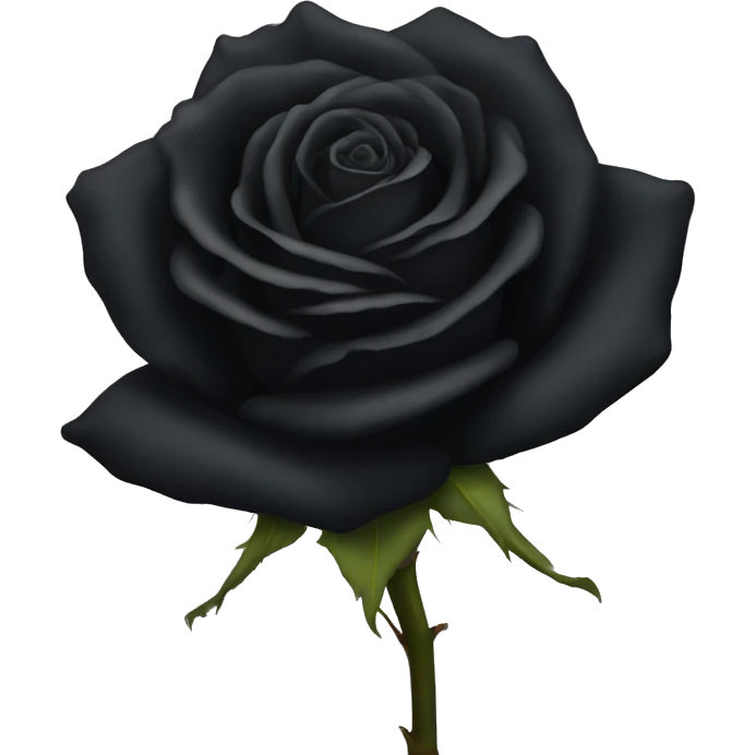 Black rose emoji