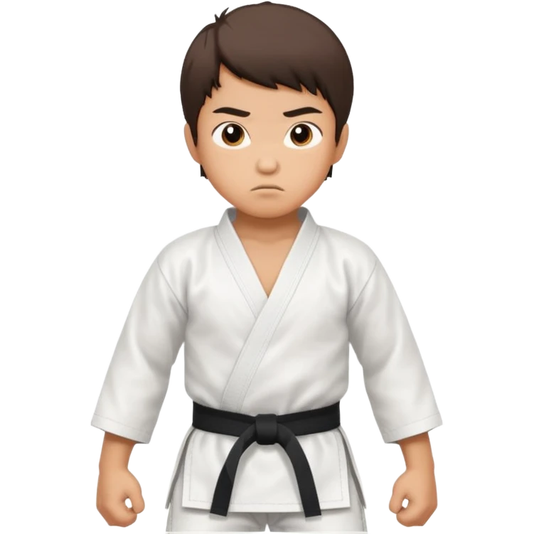 karate boy, asian emoji