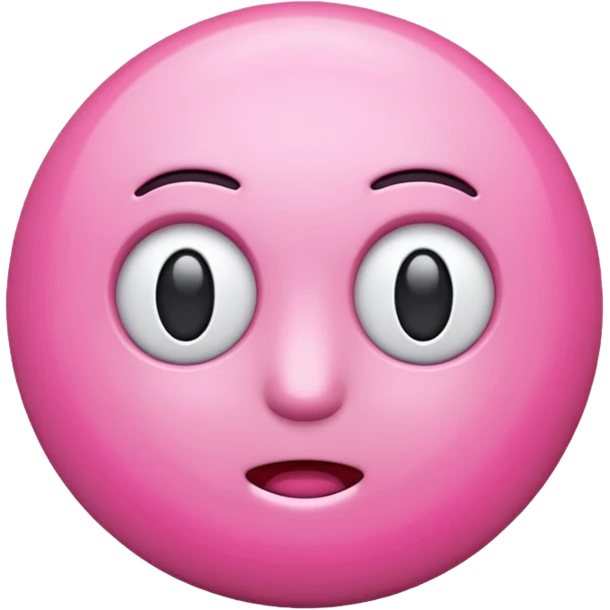 me haces un emoji de alerta en rosa tipo 3d ? te paso el código de color FDD2EF emoji