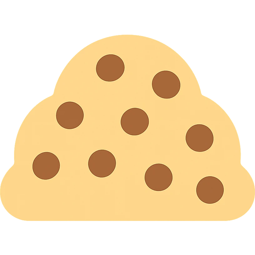 cookie dough emoji