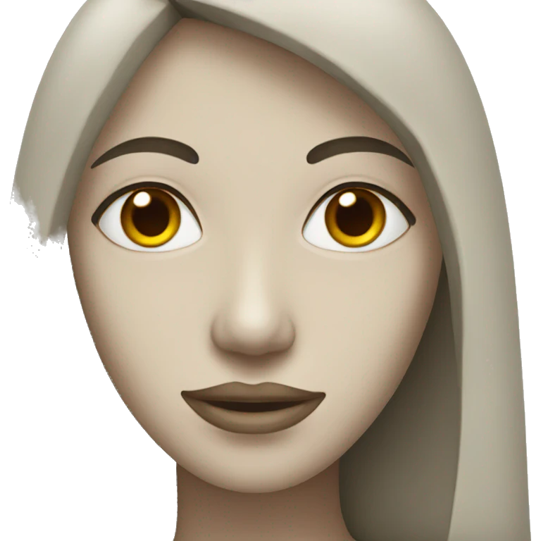 stone woman face emoji