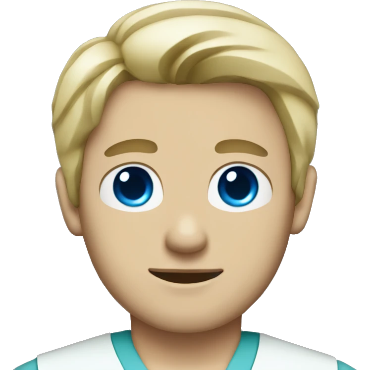 blonde male surgeon with blue eyes  emoji