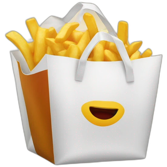 Mc donalds bag emoji