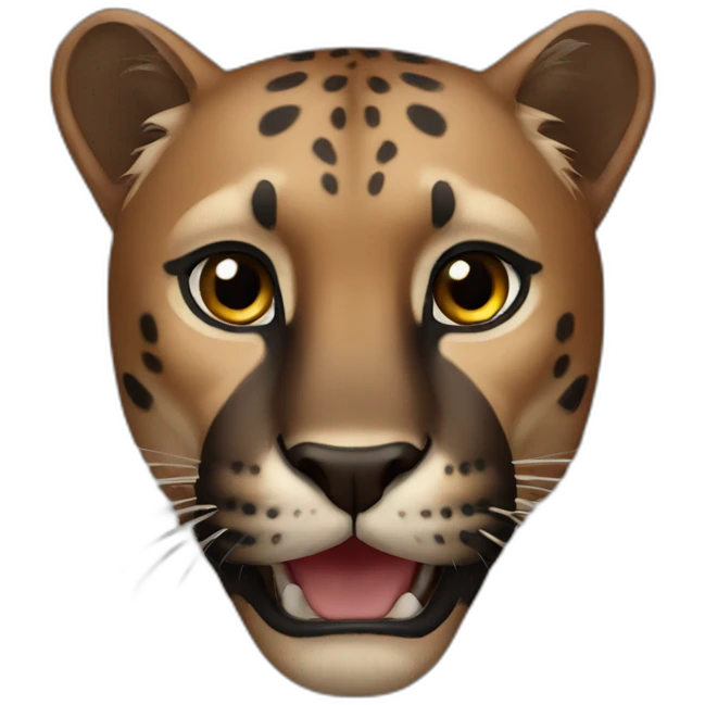 Brown panther emoji
