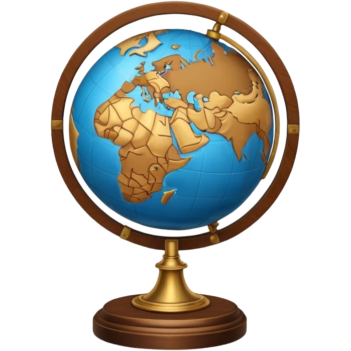 Globe on stand emoji