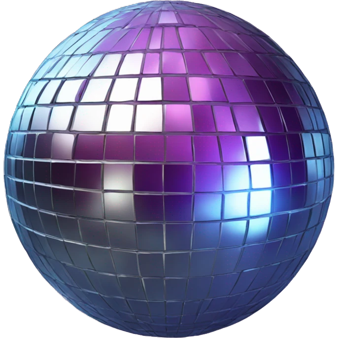 Disco Ball whit a now emoji