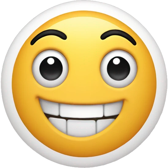 Excited face emoji