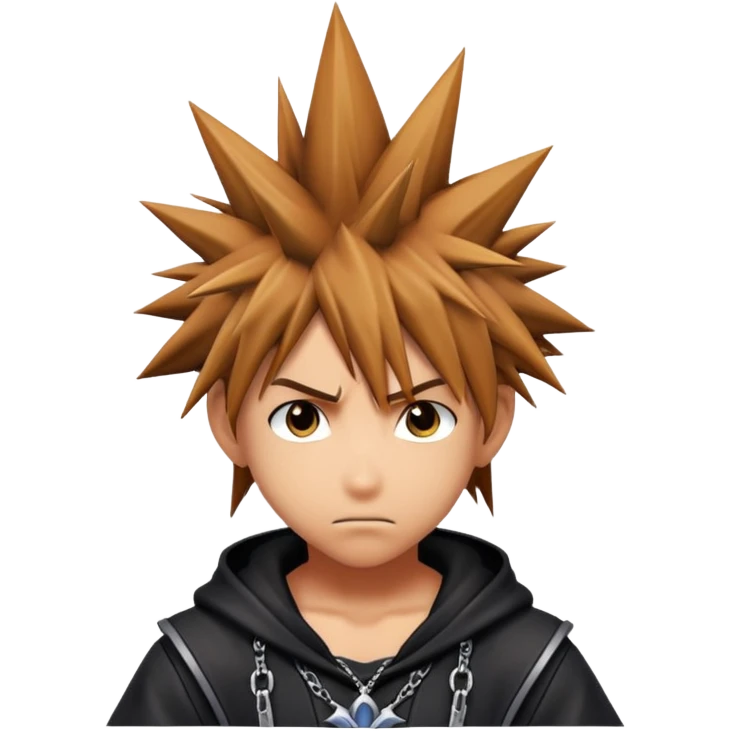 Sora from Kingdom Hearts emoji
