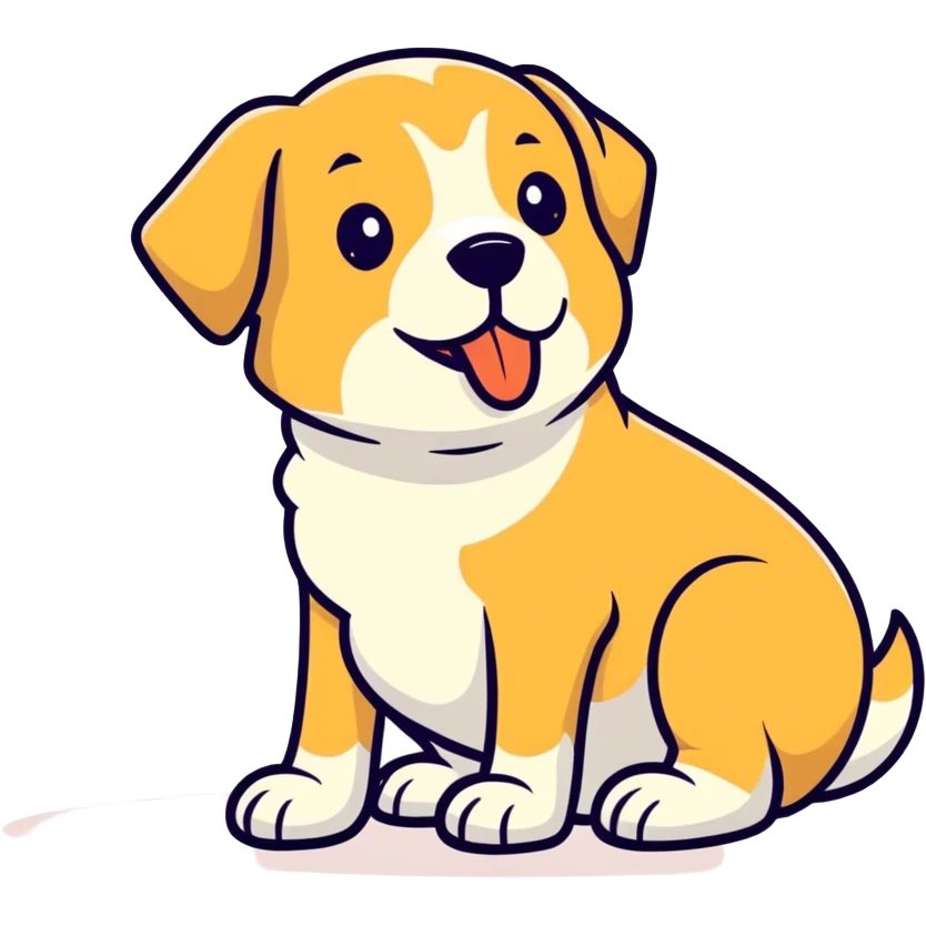 Dog licking feet  emoji