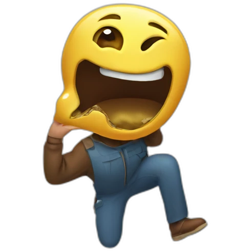 hit in the face with a slug emoji