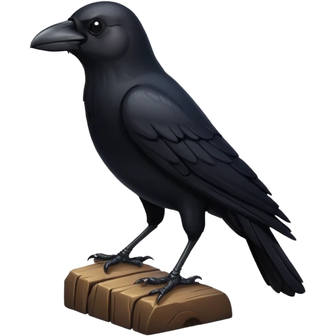 Crow emoji