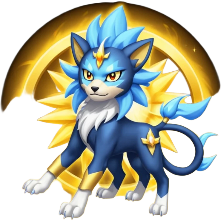 Luxray-Solgaleo-fusion emoji